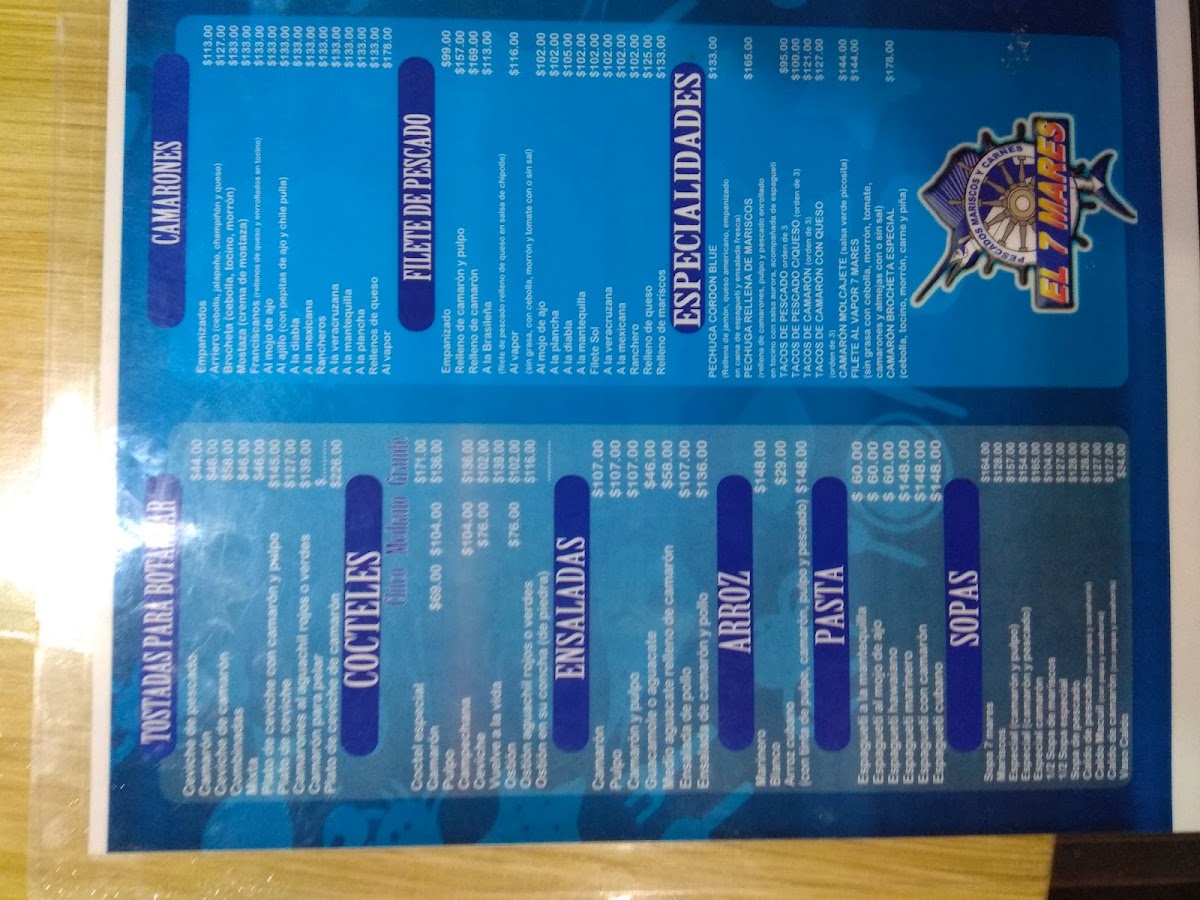 Menu El 7 Mares-10
