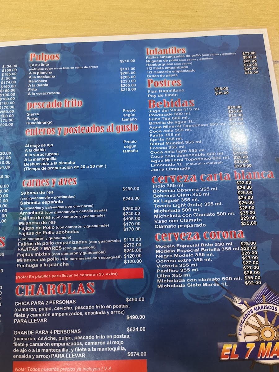 Menu El 7 Mares-4